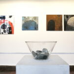 19.04.2017 Kielce. Oliwia Hildebrandt, "Malarstwo. Czas. Przestrzeń. Kamień". Wystawa w DŚT. / Jarosław Kubalski / Radio Kielce