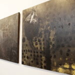 19.04.2017 Kielce. Oliwia Hildebrandt, "Malarstwo. Czas. Przestrzeń. Kamień". Wystawa w DŚT. / Jarosław Kubalski / Radio Kielce