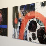 19.04.2017 Kielce. Oliwia Hildebrandt, "Malarstwo. Czas. Przestrzeń. Kamień". Wystawa w DŚT. / Jarosław Kubalski / Radio Kielce