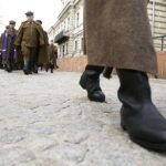 24.04.2017 Kielce. Marsz Katyński rozpoczął obchody Tygodnia Katyńskiego. / Jarosław Kubalski / Radio Kielce