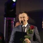 28.04.2017 Kielce. Laur Świętokrzyski. Gmina Wiejska - Gmina Bieliny. Nagrodę odbiera wójt Bielin Sławomir Kopacz. / Jarosław Kubalski / Radio Kielce