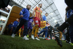 22.04.2017 Kielce. Mecz Korona Kielce - Termalika Bruk - Bet Nieciecza / Włodzimierz Batóg / Radio Kielce