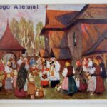 Wojewódzka Biblioteka Publiczna w Kielcach. Wystawa "Wielkanoc na dawnej pocztówce" / Robert Felczak / Radio Kielce