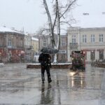 Kielce. Kwietniowy atak zimy / Robert Felczak / Radio Kielce