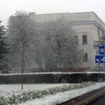 Kielce. Kwietniowy atak zimy / Robert Felczak / Radio Kielce