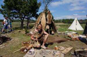 Rezerwat Rydno. Piknik archeologiczny (14 maja 2017 r.) / Tomasz Piwko / Radio Kielce