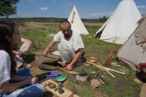 Rezerwat Rydno. Piknik archeologiczny (14 maja 2017 r.) / Tomasz Piwko / Radio Kielce