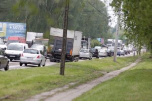 Kielce. Awaria wodociągu przy ulicy Zagnańskiej (24 maja 2017 r.) / Jarosław Kubalski / Radio Kielce