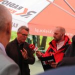 Busko-Zdrój. Protest kupców przeciwko planom władz miasta, które chcą przenieść pasaż handlowy / Grzegorz Jamka / Radio Kielce