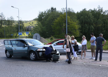 28.05.2017 Kielce. Wypadek w okolicach Świętego Krzyża / Marzena Mąkosa / Radio Kielce