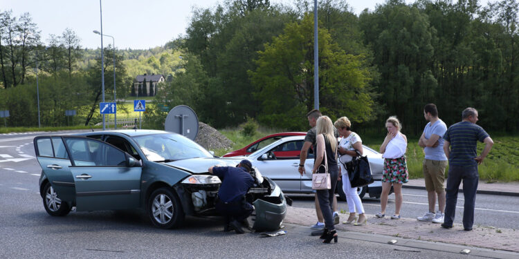 28.05.2017 Kielce. Wypadek w okolicach Świętego Krzyża / Marzena Mąkosa / Radio Kielce