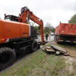 Kielce. Awaria wodociągu przy ulicy Zagnańskiej (24 maja 2017 r.) / Jarosław Kubalski / Radio Kielce