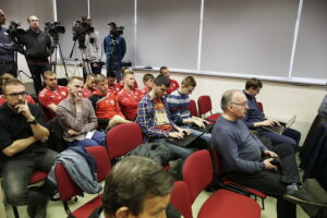 Konferencja prasowa Korony Kielce (10 maja 2017 r.) / Jarosław Kubalski / Radio Kielce