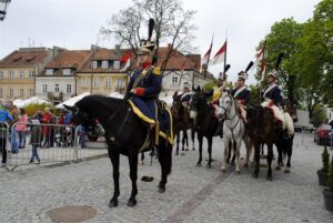 03.05.2017 Sandomierz. Uroczystości z okazji 3 Maja / Grażyna Szlęzak - Wójcik / Radio Kielce