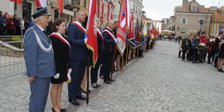 03.05.2017 Sandomierz. Uroczystości z okazji 3 Maja / Grażyna Szlęzak - Wójcik / Radio Kielce