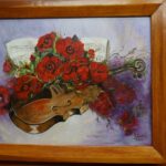 Obraz, „Jesienny krajobraz”, akwarela / Katarzyna Prędotka / Radio Kielce