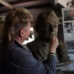 22.05.2017 Kielce. Popiersie Pawła Pierścińskiego, które stanie na skwerze Szarych Szeregów / Stanisława Zacharko / BWA Kielce