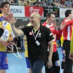 Piłkarze ręczni Vive Tauron Kielce świętują zdobycie Pucharu Polski / Krzysztof Bujnowicz / Radio Kielce