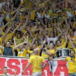 Piłkarze ręczni Vive Tauron Kielce świętują zdobycie Pucharu Polski / Krzysztof Bujnowicz / Radio Kielce