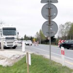 02.05.2017 Zmiana organizacji ruchu na drodze S7 w okolicach Szydłowca / Jakub Rożek / Radio Kielce