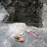 Szydłów. Odkrycia archeologów przy ruinach kościoła i szpitala świętego Ducha / Krzysztof Bujnowicz / Radio Kielce