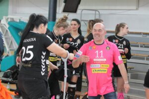 13.05.2017 Warszawa. Mecz I ligi piłkarek ręcznych AZS AWF Warszawa - Korona Handball / Krzysztof Bujnowicz / Radio Kielce