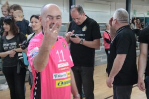 13.05.2017 Warszawa. Mecz I ligi piłkarek ręcznych AZS AWF Warszawa - Korona Handball / Krzysztof Bujnowicz / Radio Kielce