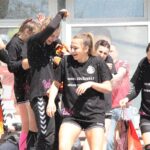 13.05.2017 Warszawa. Mecz I ligi piłkarek ręcznych AZS AWF Warszawa - Korona Handball / Krzysztof Bujnowicz / Radio Kielce