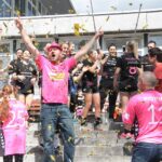 13.05.2017 Warszawa. Mecz I ligi piłkarek ręcznych AZS AWF Warszawa - Korona Handball / Krzysztof Bujnowicz / Radio Kielce