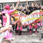 13.05.2017 Warszawa. Mecz I ligi piłkarek ręcznych AZS AWF Warszawa - Korona Handball / Krzysztof Bujnowicz / Radio Kielce