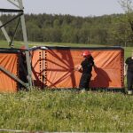 Desperat w miejscowości Hucisko (19 maja 2017 r.) / Jarosław Kubalski / Radio Kielce