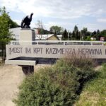 29.05.2017 Kielce. Pomnik upamiętniający most "Herwina" Piątka. / Jarosław Kubalski / Radio Kielce