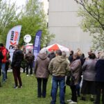 Kielce. Program „Interwencja” - mieszkańcy przeciwni wycince drzew / Krzysztof Bujnowicz / Radio Kielce