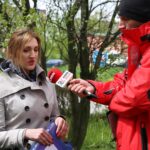 Kielce. Program „Interwencja” - mieszkańcy przeciwni wycince drzew / Krzysztof Bujnowicz / Radio Kielce