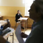 01.05.2017 Kielce. Międzynarodowa matura w VI Liceum Ogólnokształcącego imienia Juliusza Słowackiego. / Jarosław Kubalski / Radio Kielce