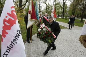 01.05.2017 Kielce. Solidarność uczciła 1 Maja. / Jarosław Kubalski / Radio Kielce