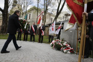 01.05.2017 Kielce. Solidarność uczciła 1 Maja. / Jarosław Kubalski / Radio Kielce