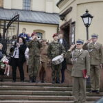 05.05.2017 Kielce. Katedra. Pogrzeb Henryka Kasprzaka, żołnierza Armii Krajowej. / Jarosław Kubalski / Radio Kielce
