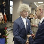 08.05.2017 Kielce. Uroczystość wręczenia Krzyży Wolności i Solidarności w Centrum Edukacyjnym IPN. / Jarosław Kubalski / Radio Kielce