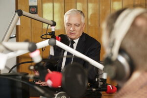 11.05.2017 Kielce. Minister Jarosław Gowin w Radiu Kielce. / Jarosław Kubalski / Radio Kielce