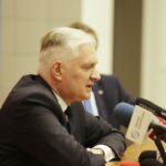 11.05.2017 Kielce. UJK. Dni Narodowego Centrum Nauki. Konferencja prasowa. Minister Jarosław Gowin. / Jarosław Kubalski / Radio Kielce