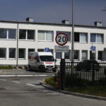 11.05.2017 Kielce. Poczta Polska przy ulicy Górnej. Mężczyzna śmiertelnie ugodził nożem kobietę. / Jarosław Kubalski / Radio Kielce