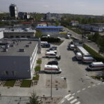 11.05.2017 Kielce. Poczta Polska przy ulicy Górnej. Mężczyzna śmiertelnie ugodził nożem kobietę. / Jarosław Kubalski / Radio Kielce