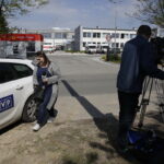 11.05.2017 Kielce. Poczta Polska przy ulicy Górnej. Mężczyzna śmiertelnie ugodził nożem kobietę. / Jarosław Kubalski / Radio Kielce