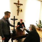 15.05.2017 Kielce. Seminarium duchowne.  Pierwsze sceny do filmu o biskupie Kaczmarku. / Jarosław Kubalski / Radio Kielce