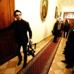 15.05.2017 Kielce. Seminarium duchowne.  Pierwsze sceny do filmu o biskupie Kaczmarku. / Jarosław Kubalski / Radio Kielce