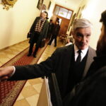 15.05.2017 Kielce. Seminarium duchowne.  Pierwsze sceny do filmu o biskupie Kaczmarku. / Jarosław Kubalski / Radio Kielce