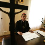 15.05.2017 Kielce. Seminarium duchowne.  Pierwsze sceny do filmu o biskupie Kaczmarku. / Jarosław Kubalski / Radio Kielce