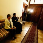 15.05.2017 Kielce. Seminarium duchowne.  Pierwsze sceny do filmu o biskupie Kaczmarku. / Jarosław Kubalski / Radio Kielce