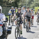 20.05.2017 Kaczyn. 12. Rodzinna Majówka Rowerowa z biskupem Marianem Florczykiem. / Jarosław Kubalski / Radio Kielce